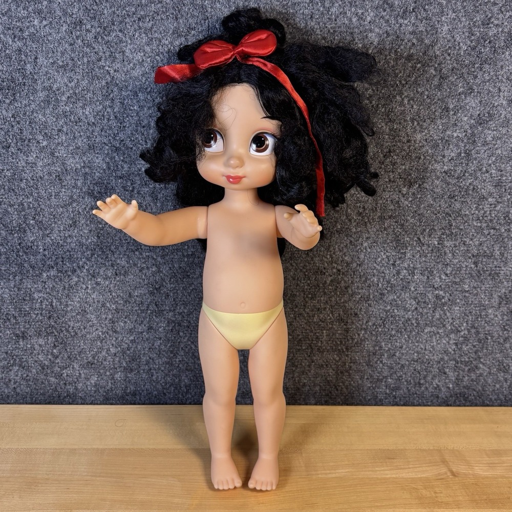 Disney Snow White Toddler Doll 16" Black Red Animators Collection P882-6224-5